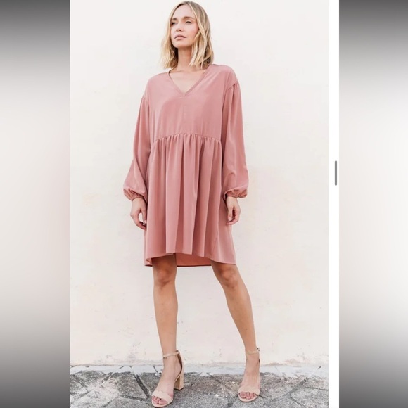 Constant Sol Solana Dress in Dusty Rose UPF 50+ NWT Size Large - Picture 1 of 11